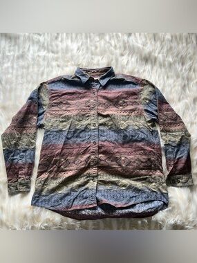 Cabelas Western Flannel Men's XL Southwestern Pattern